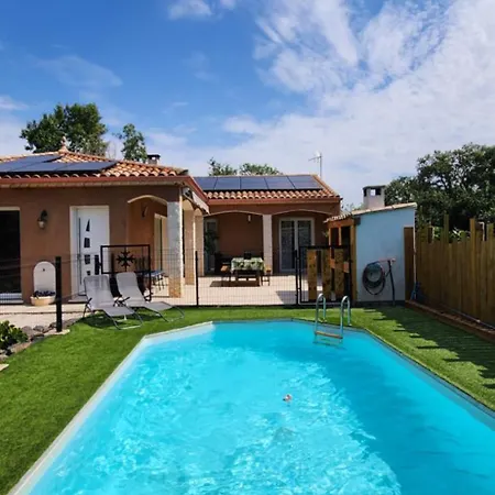 Familliale Au Calme Sans Vis A Vis, Bbq, Piscine Privee, Proche De La Villa *